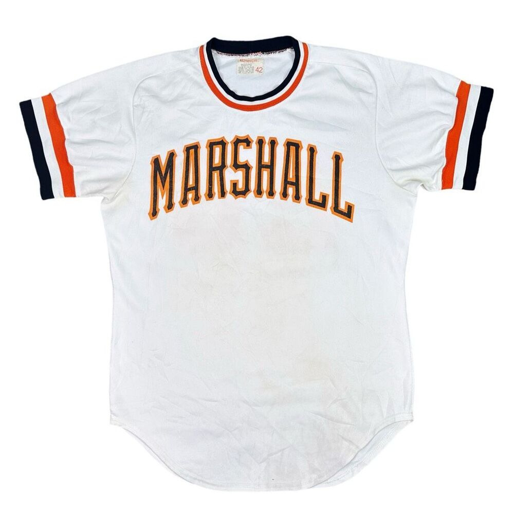 Vintage Wilson Athletics Marshall Baseball Jersey - Size 42